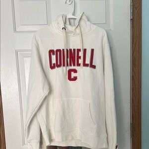 League White Hoodie with Black Accents